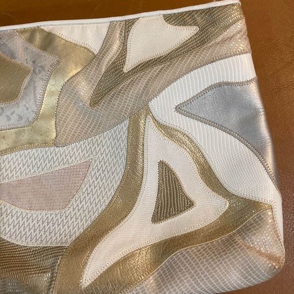 VTG 80s Disco Sharif Clutch Bag - Picture 2 of 8